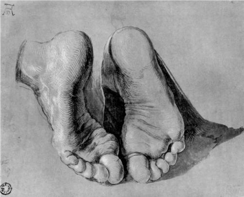Albrecht Durer: Feet of an apostle